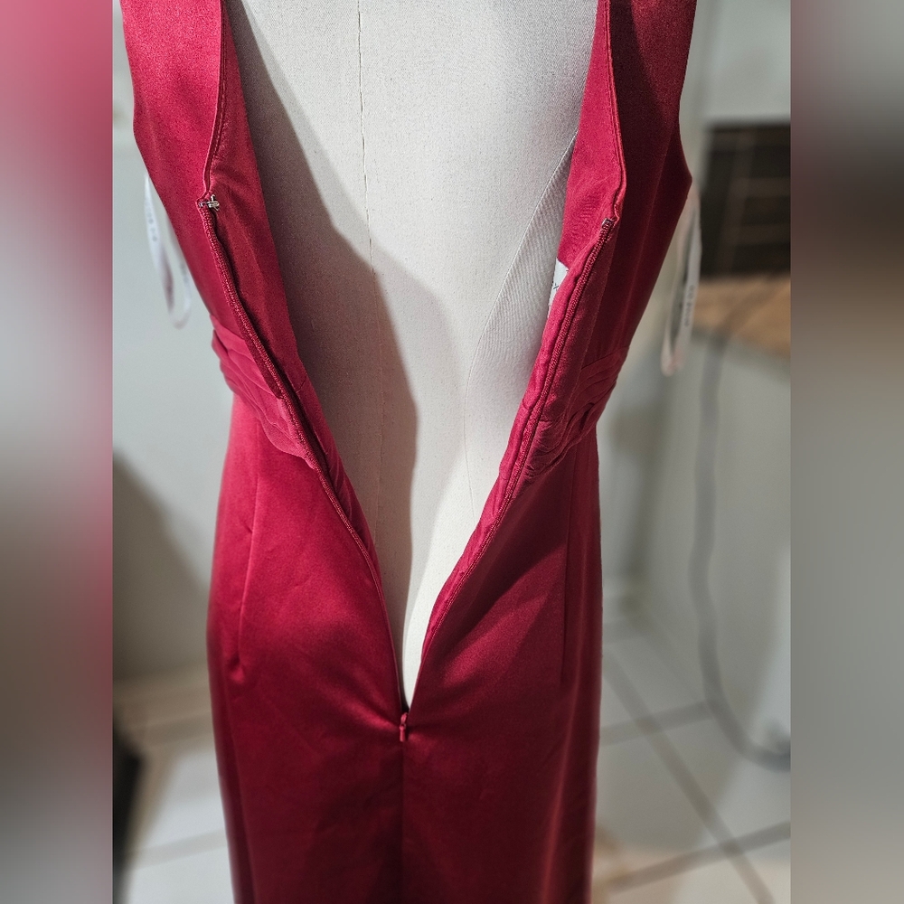 Gorgeous! After Six Claret Formal Dress Size 12 - Picture 5 of 7